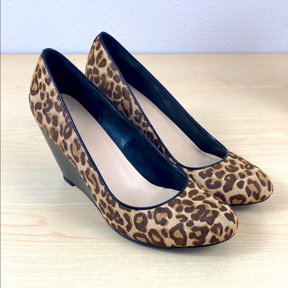 Cole Haan Leopard/Cheetah Print Wedges